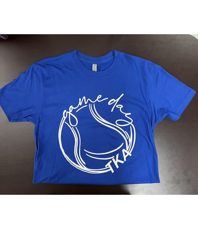 Alston's Embroidery Game Day Tee - Blue