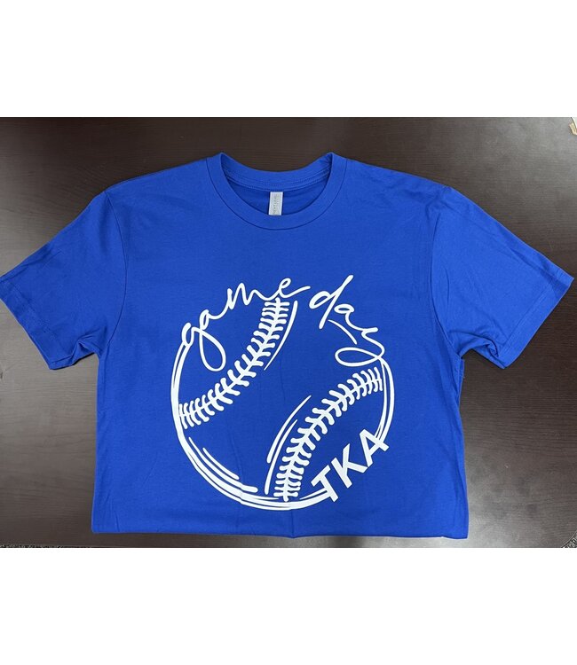 Alston's Embroidery Game Day Tee - Blue