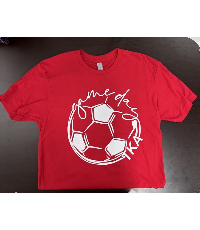 Alston's Embroidery Game Day Tee - Red