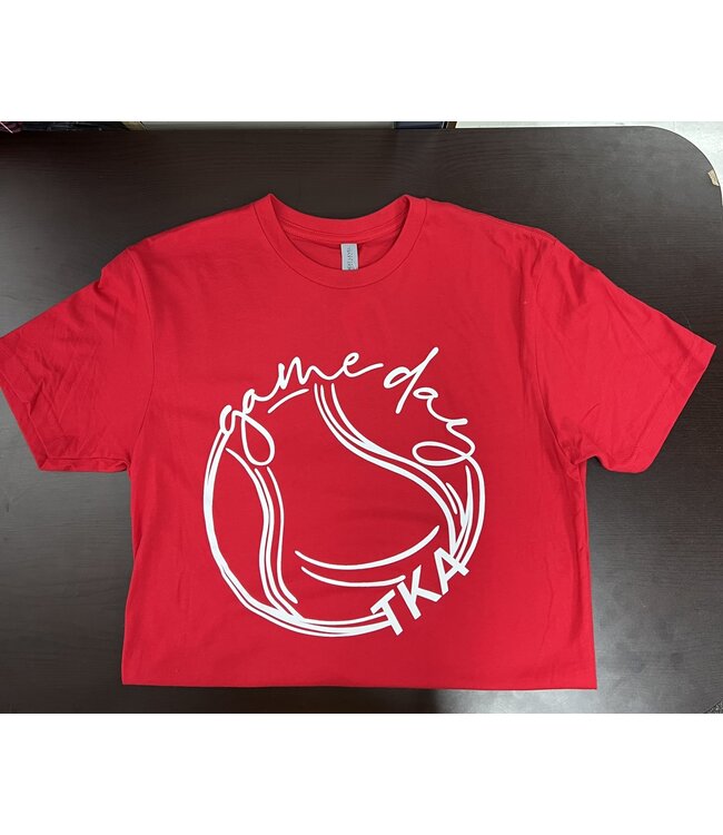 Alston's Embroidery Game Day Tee - Red