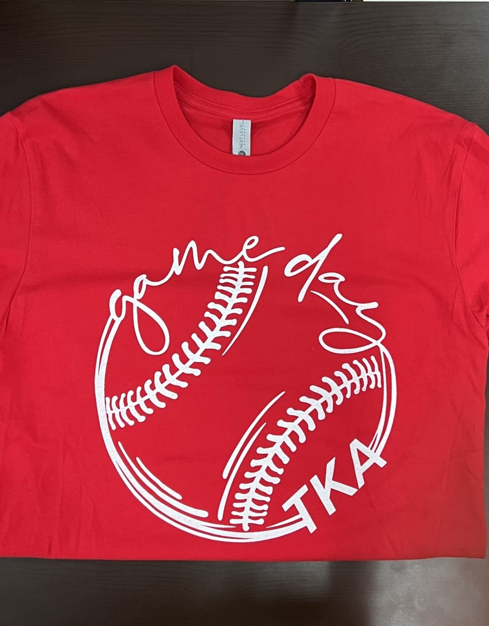 Alston's Embroidery Game Day Tee - Red