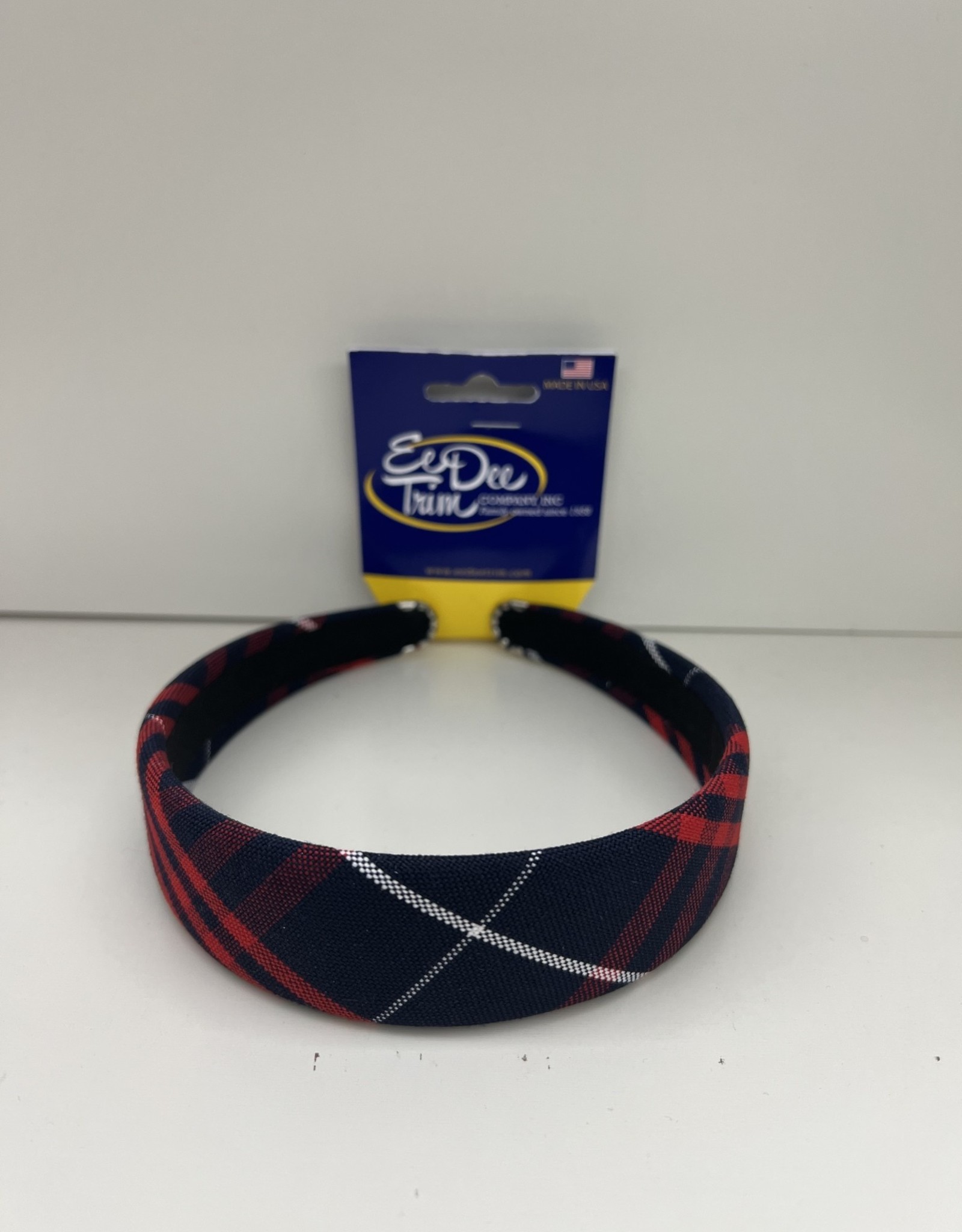 Ee Dee Trim Plaid Headband - FBE26