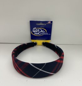 Ee Dee Trim Plaid Headband - FBE26