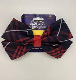 Ee Dee Trim Giant Plaid Bow - FBE213