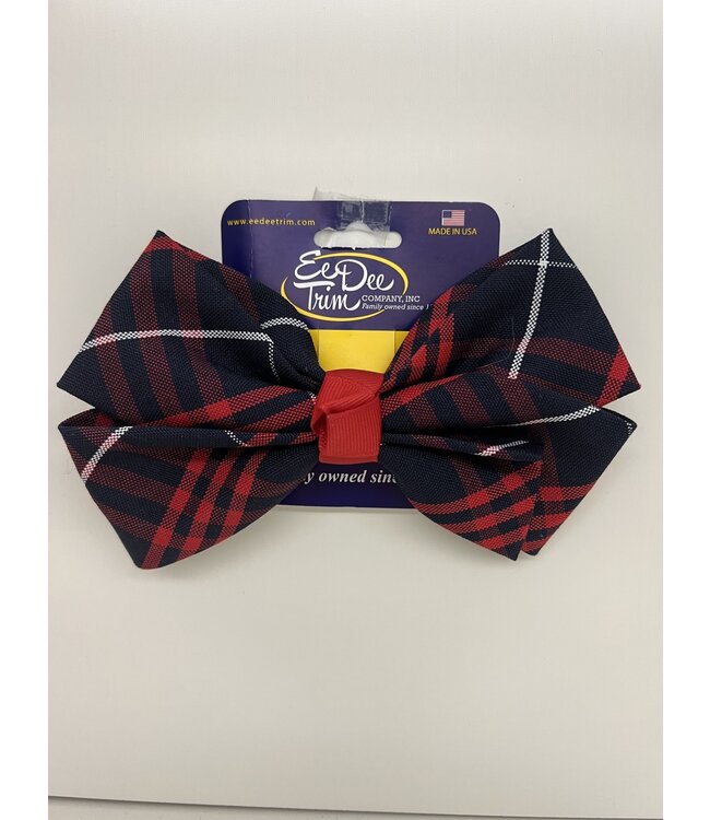 Ee Dee Trim Giant Plaid Bow - FBE213