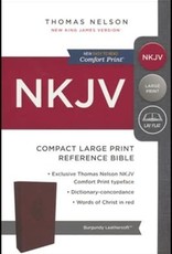 NKJV - Burgundy Leathersoft - Large Print