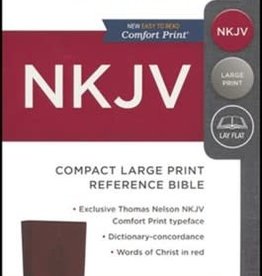 NKJV - Burgundy Leathersoft - Large Print