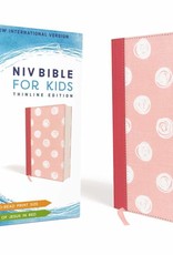 HarperCollins Christian Publishing NIV Bible For Kids - Pink With White Polka Dots