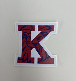 Ouray Sportswear Kings Academy Mascot K Fill Sticker