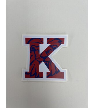 Ouray Sportswear Kings Academy Mascot K Fill Sticker