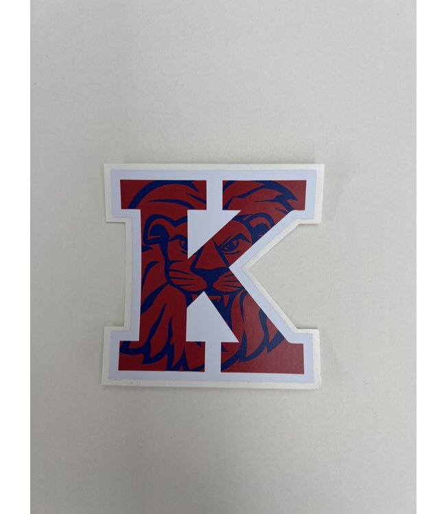 Ouray Sportswear Kings Academy Mascot K Fill Sticker