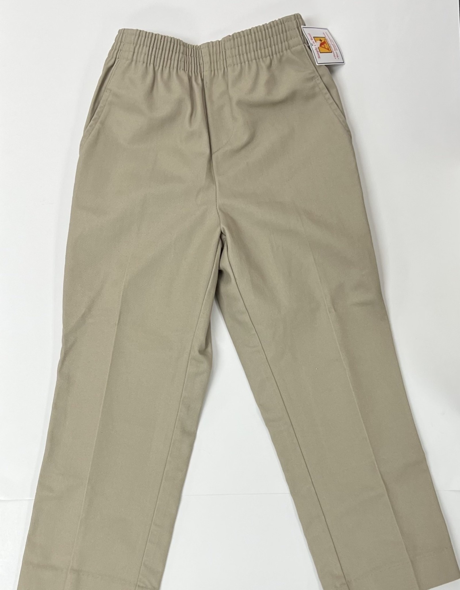 School Apparel Unisex Khaki Pants/Elastic - JK Only