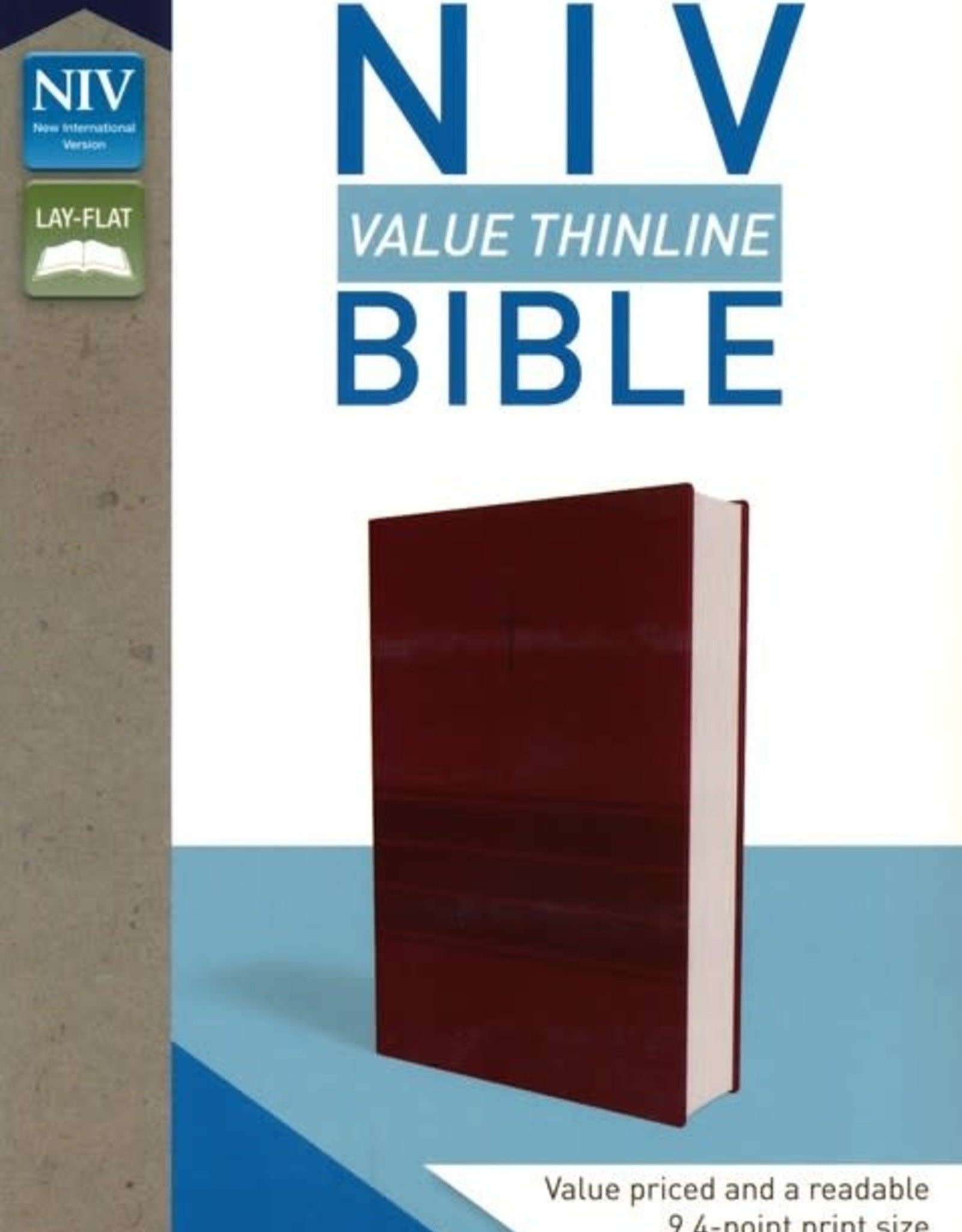 NIV Thinline Bible - Burgundy