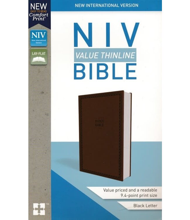 NIV Thinline Bible - Brown Cover