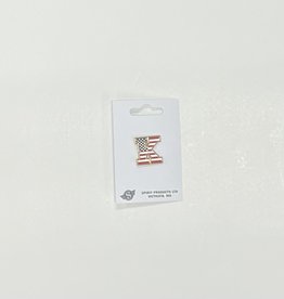 Spirit Spirit 1" Etched Enamel Pin / JL021 - K with American Flag