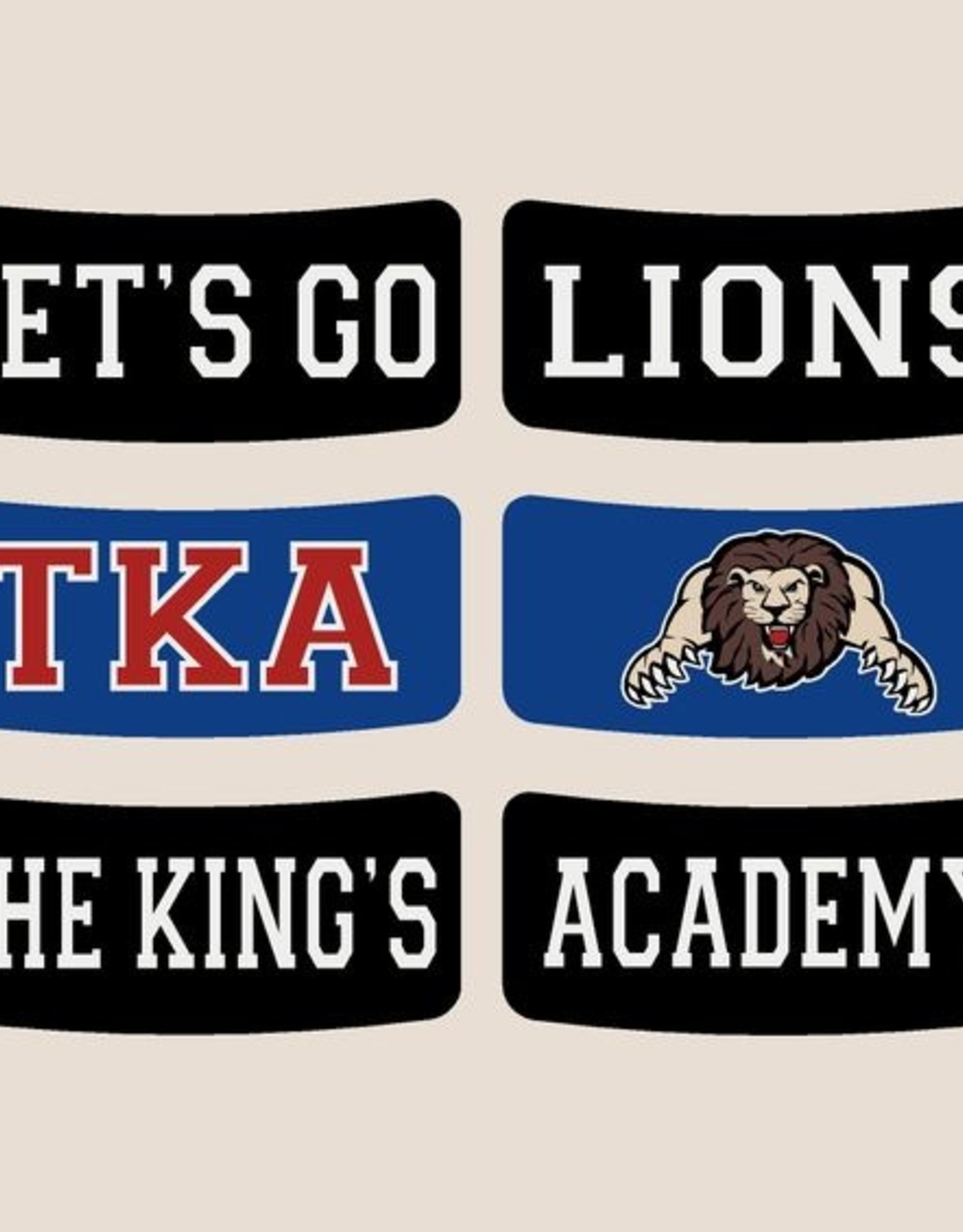 Eyeblack Decals 3-pack - The King's Academy School Store