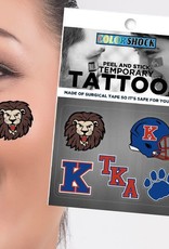 CDI Football Face Temporary Tattoos pack