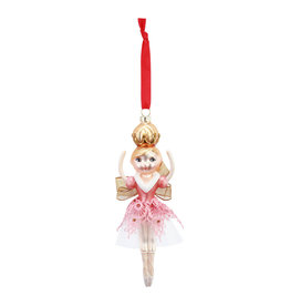 Demdaco Blown Glass Sugar Plum Fairy Ornament