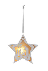 Demdaco Star Nativity Light-up Ornament