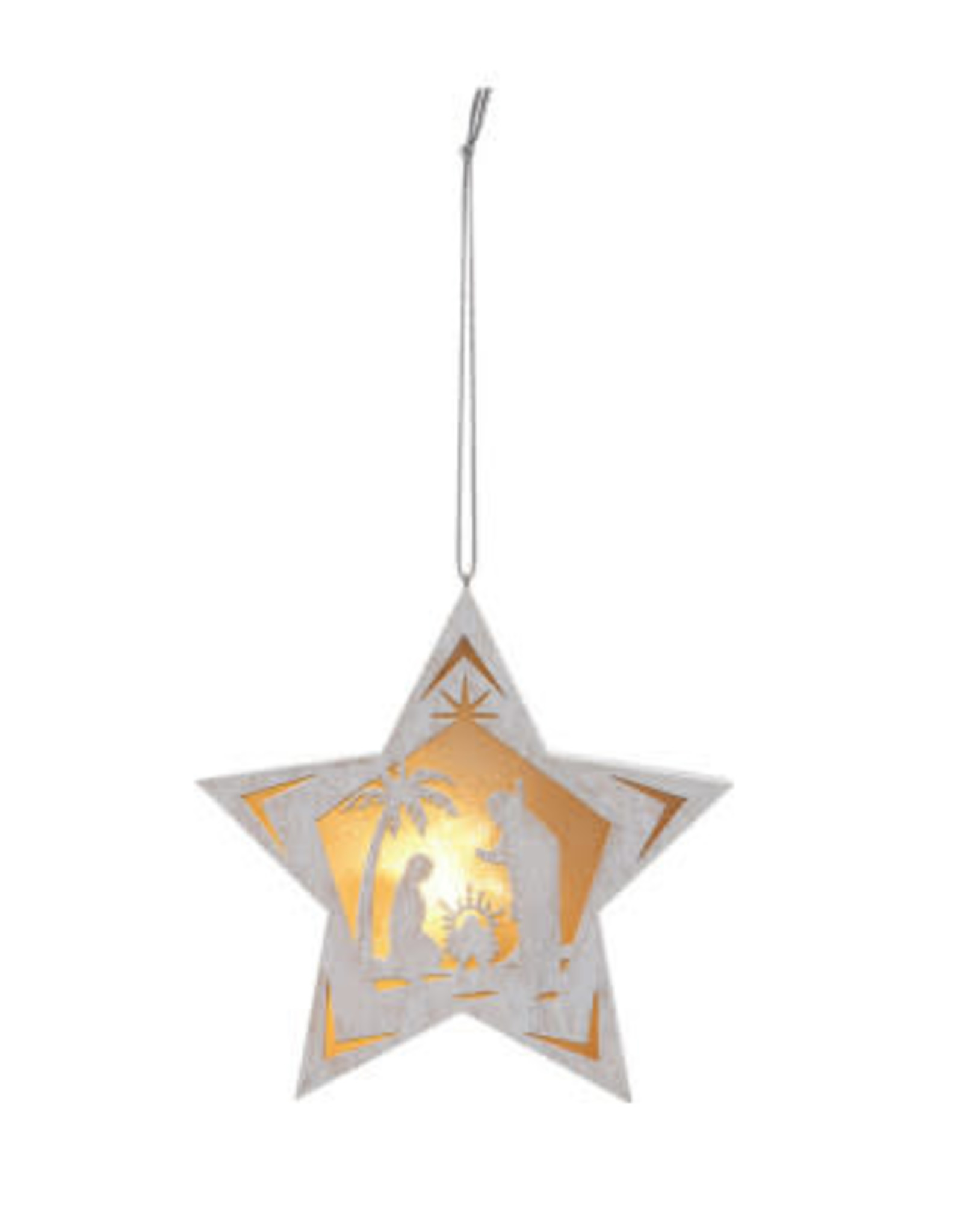 Demdaco Star Nativity Light-up Ornament