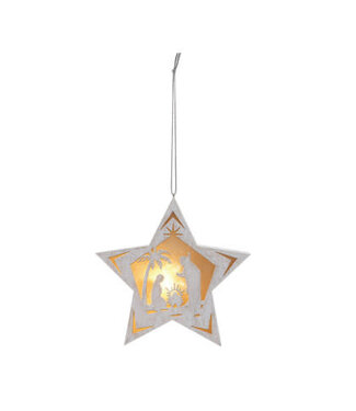 Demdaco Star Nativity Light-up Ornament