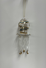 Demdaco Jellyfish Glass Ornament