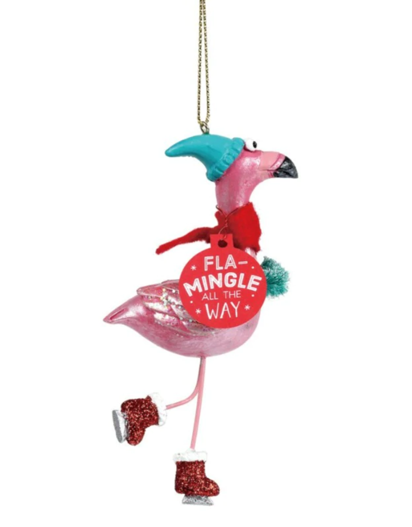 Demdaco Flamingle Ornament