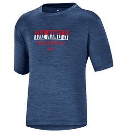 Under Armour Under Armour 2022 - Youth Vent Tech Tee The King's Academy Over UA Logo - Navy Twist