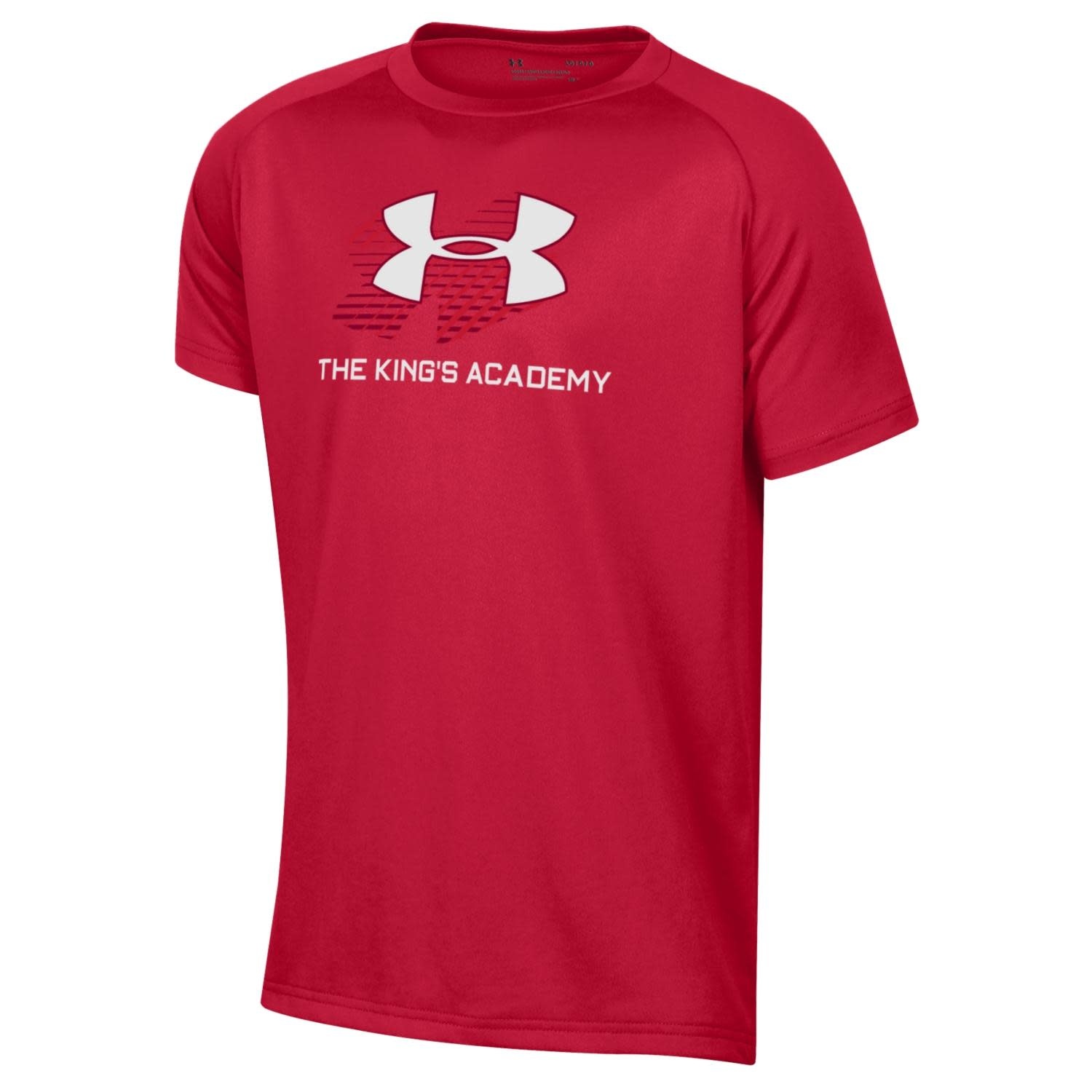 Under Armour Under Armour 2022 - Mens Tech Polo - K Logo Above Bar - White  - The King's Academy School Store