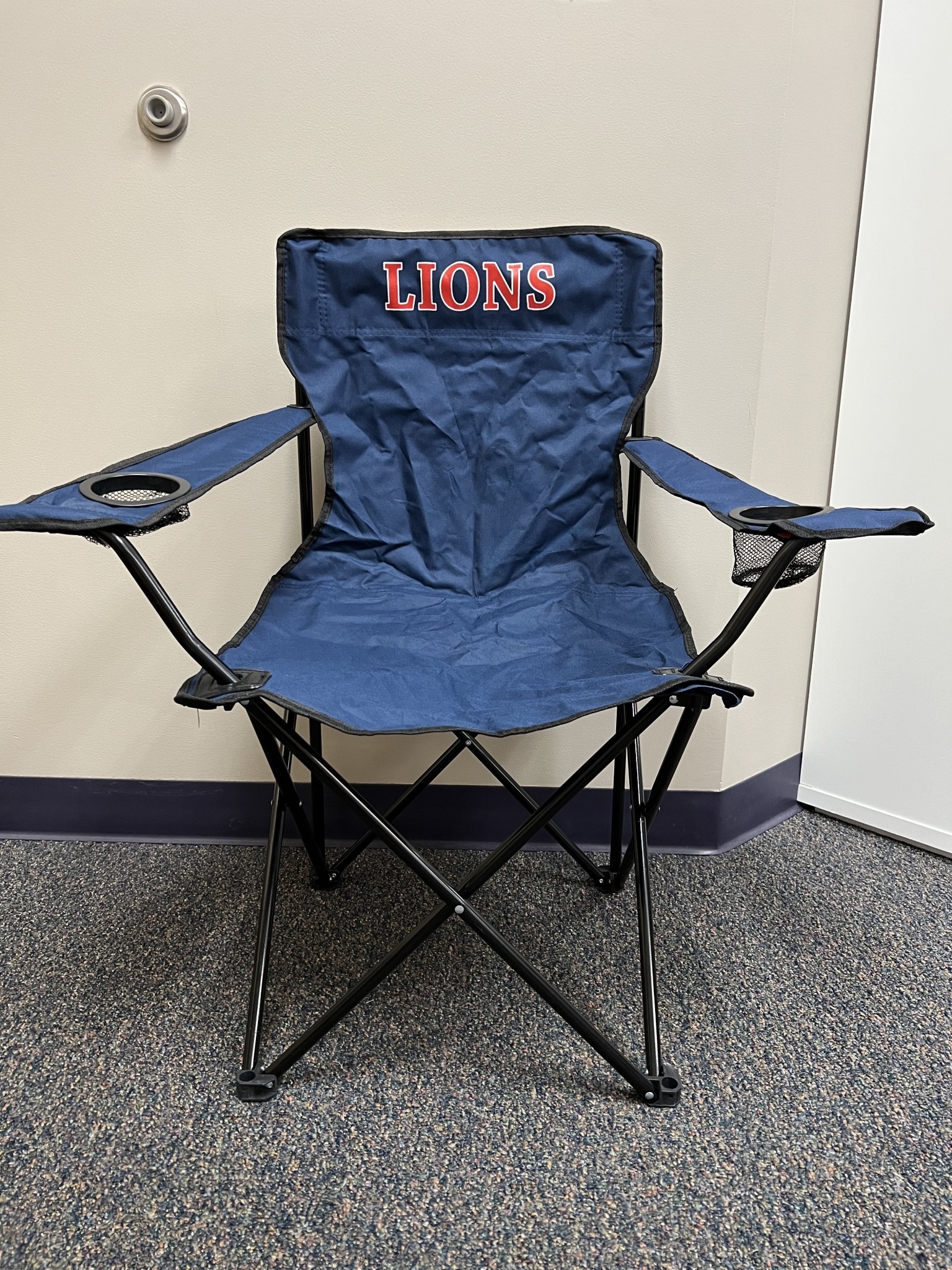 Embroidered folding camp chair sale