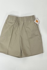 School Apparel Unisex Khaki Shorts Elastic - JK Only