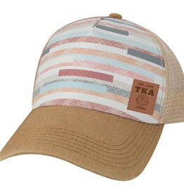 Legacy 2023 Legacy Hat - Fabric Stripes Trucker/Light Brown