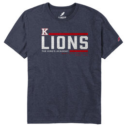 League 2023 League - LIONS Tee - Heather Navy