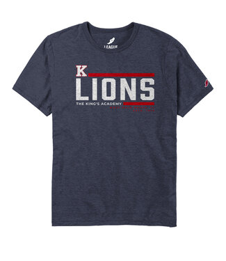 League 2023 League - LIONS Tee - Heather Navy