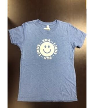 SAS Bling 2023 Bling - Smile Face Blue Triblend Tee