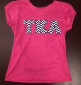 SAS Bling 2023 Bling - TKA Chevron Stipes Pink Tee