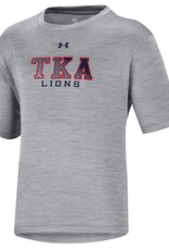 Under Armour 2023 Under Armour Youth Vent Tee / Mod Grey Twist - Stripe TKA over Lions