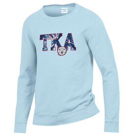 Comfort Wash 2023 Youth Comfort Wash Fleece Sweatshirt / Soothing Blue - Tye Dye TKA over Logo