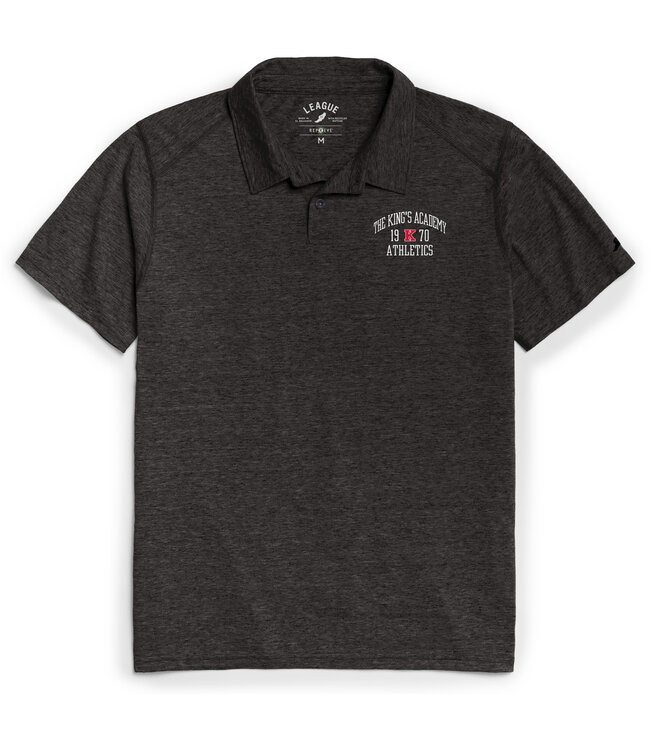 League 2023 League Collar Shirt Black - The King's A. Athletics