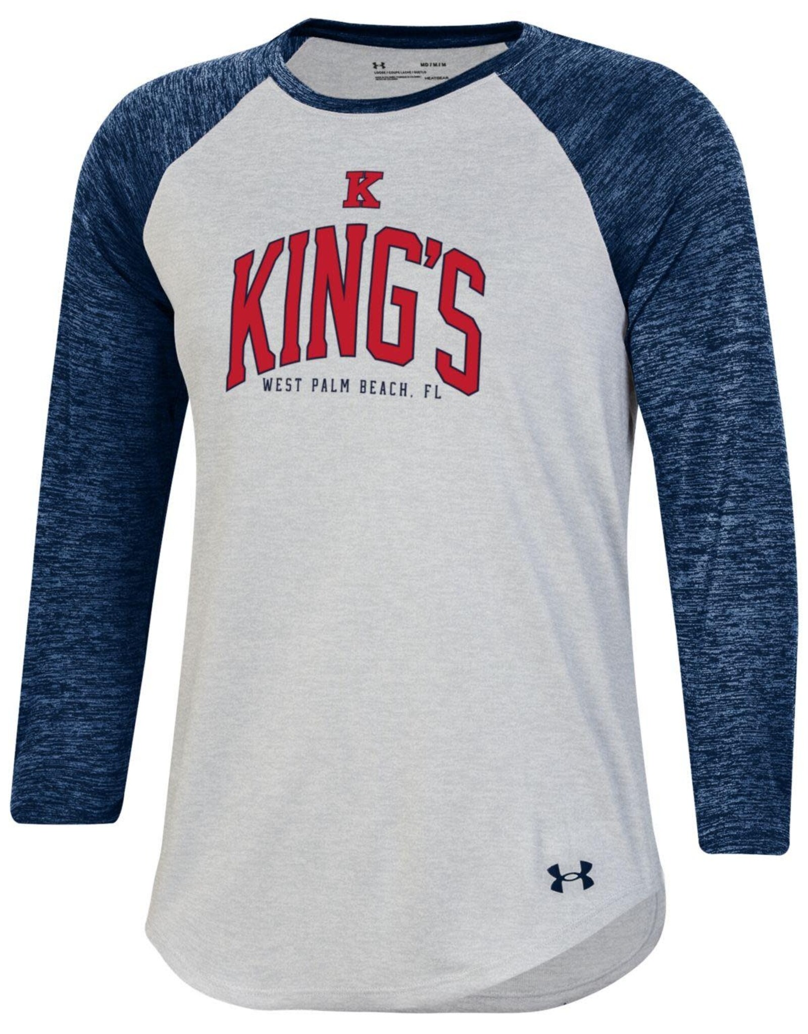 Under Armour 2023 Under Armour - Womens Tech Baseball Tee Navy Novelty