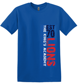 Bella + Canvas 2023 Pyra - SS EST. 70 LIONS Royal Blue Tee