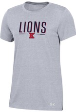 Under Armour 2023 UA - Women's Tech SS Grey Tee / Lions over K Logo between Lines -