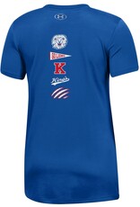 Under Armour 2023 UA - Women's Tech SS Royal Tee / Front and Back Design -