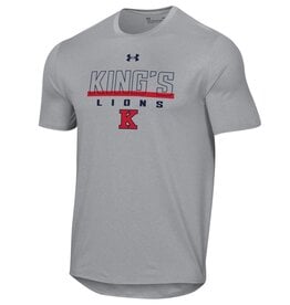 Under Armour 2023 UA - Men's Vent Grey Tee / UA over King's over Lions over K Logo
