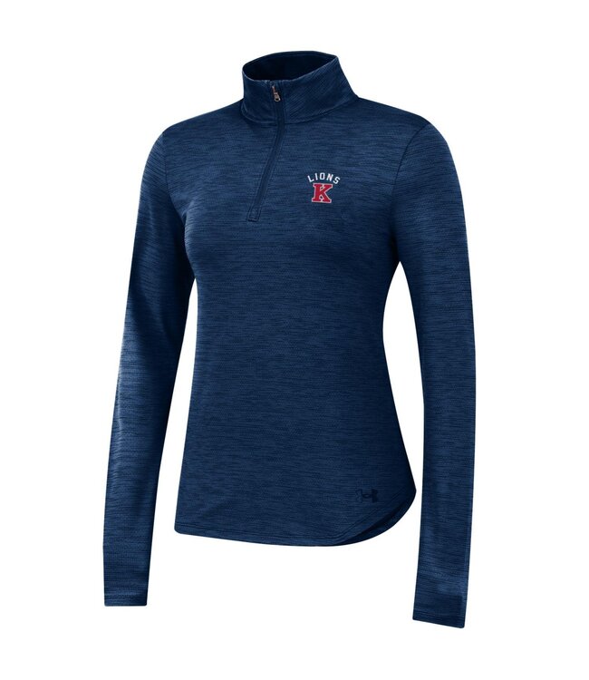 Under Armour 2023 UA - Women's Vent Tech 1/4 Zip Navy / Lions Arched Above K Logo