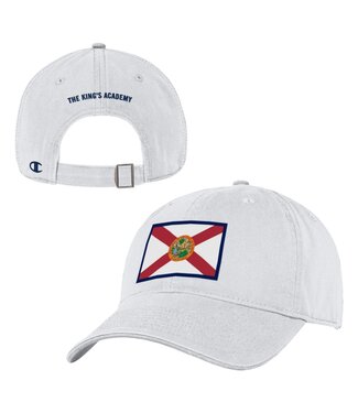 Champion 2023 Champion - OS Hat / Florida Flag White / Relaxed Twill Cap