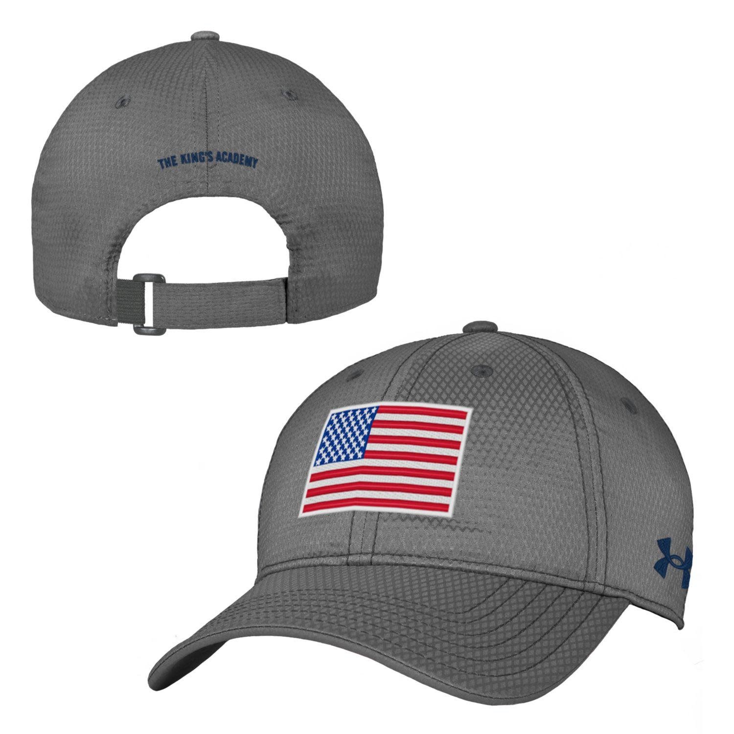 Under Armour 2023 UA - OS Men's Zone / US Flag - Grey Cap - The King's  Academy School Store