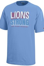 Champion 2023 Champion - Youth Tee  - Lions Strong - Light Blue