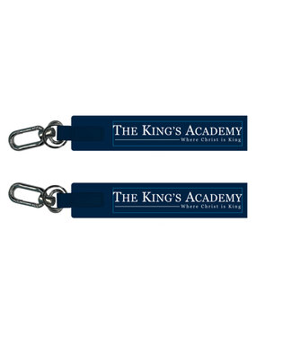 Jardine Oversized Strap Keychain-Navy