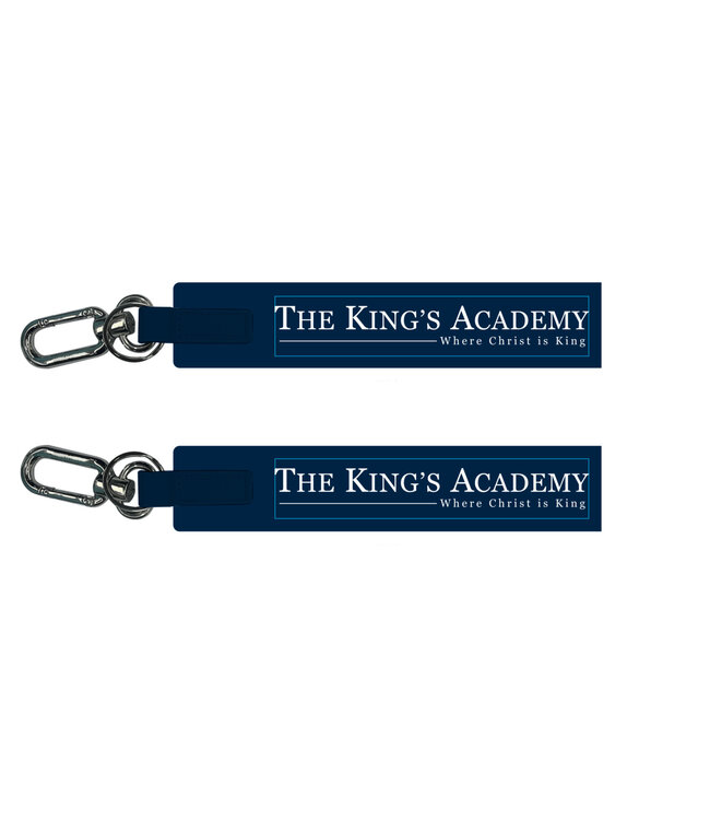 Jardine Oversized Strap Keychain-Navy